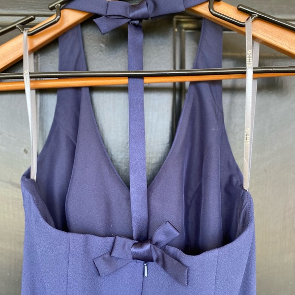 Vera Wang WHITE Halter Gown - Picture 2 of 7